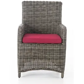 CLP Polyrattan Gartenstuhl Fontana 5mm