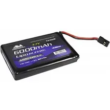 Arrowmax Modellbau-Akkupack (LiPo) 3.7V 6000 mAh Softcase JR-Buchse