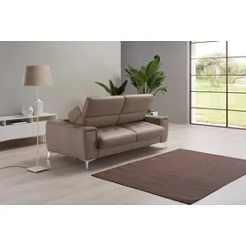 Egoitaliano Schlafcouch Leder 3-1 Garnitur Beige