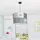 Paco Home Pendelleuchte "Cosmo 345", schwarz, 1, Ø 38cm, Leuchten, Kinderlampe Deckenlampe LED Kinderzimmer Lampe Sternen Motiv E27, Pendelleuchte