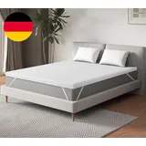 EGO Home Matratzen Topper 140X200 Cm, 7Cm Höhe Matratzentopper Mit Schaumstoff V