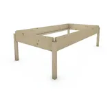 TUGA-Holztech Massivholzbett TUGA-Holztech Stapelbett Horst 70 cm x 140 cm 44 cm Fichte, Breite 70 80 90 100 120 Länge 140 160 190 200 210 220 H=24/34/44 cm 70 cm x 140 cm x 44 cm