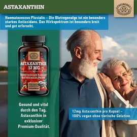 Scheunengut Scheunengut® Astaxanthin 12mg | 100% vegan Antioxidans aus Blutregenalge Haematococcus Pluvialis 90 St