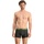 Head Herren Boxershorts im Pack - Basic, Baumwoll Stretch, einfarbig Anthrazit/Gelb L