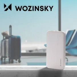 wozinsky Powerbank 10000mAh 2 x USB wei (WPBWE1) - Weiß/Schwarz