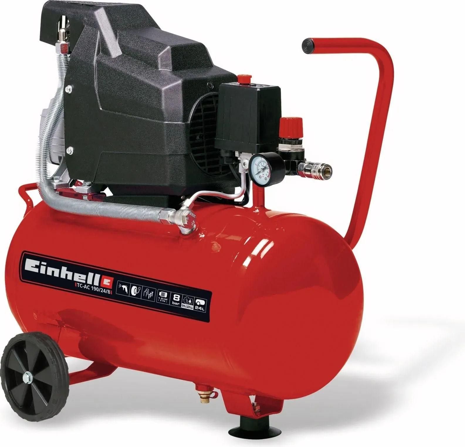 Einhell, Kompressor, TC-AC 190 Kompressor (8 Bar, 24 l)