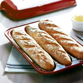 Emile Henry Brotbackform Baguette 39 x 24 cm