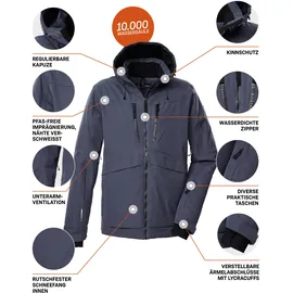 KILLTEC KSW 55 MN SKI JCKT Skijacke Dunkelblau L