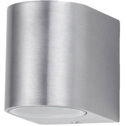 Außen Wand Lampe Terrassen Strahler ALU Spot Fernbedienung im Set inklusive RGB LED Leuchtmittel