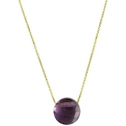 Celesta Gold Halskette 375/- Gelbgold Amethyst