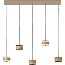 neuhaus pure PURE Falling Rings 5x LED 13 cm eckig braun/schwarz