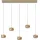 neuhaus pure PURE Falling Rings 5x LED 13 cm eckig braun/schwarz