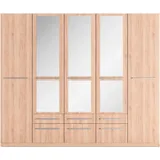 Priess Wäscheschrank Barcelona 230 x 193 x 54 cm Braun