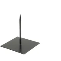 NaDeco Metallständer in Schwarz, Maße 25x25cm Dekoständer Objektständer Skulpturständer