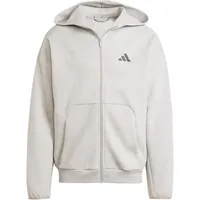 Adidas Future Icons Small Logo Full-Zip Hoodie Herren (Hellgrau XXL)