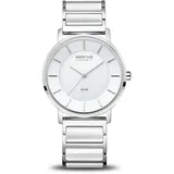 BERING Damen Uhr Armbanduhr Ceramic Solar - 19535-754 Edelstahl