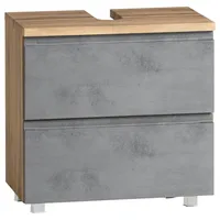 Held Waschbeckenunterschrank Varese ca. 60x56 cm Wotan Eiche