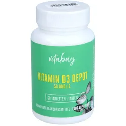 Vitamin D3 Depot 50000 IE Cholecalciferol vegan