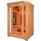 Luxus LED Infrarotsauna Infrarotkabine-Wärmekabine Sauna 120x105x190cm 2 Pers.