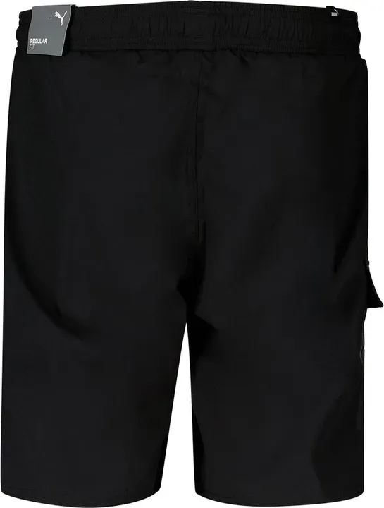 Puma Herren-Shorts mit grafischem Gummimuster in Kombination mit transparent glänzendem Print
