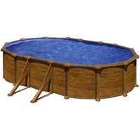 Gre Stahlwandpool oval High Line 610x375x132 cm, Stahl 0,45