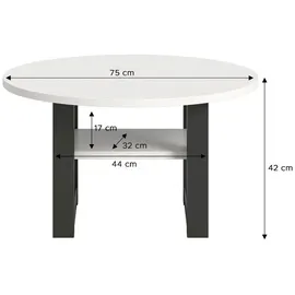VCM Couchtisch Seattle - BHT 75x42x75 cm