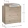 BIM Furniture Kommode MIA 80 cm, mit Wickelunterlage Sonoma Eiche