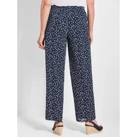 GOLDNER Luftige Hose VERA Schlupfhose Blau 26