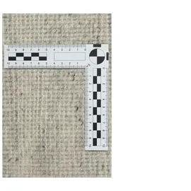 THEKO Maloronga Uni Wollteppich 60 x 90 cm Beige/Grau
