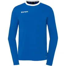 Kempa Emotion 27 Langarmshirt Sweatshirt, Royal/Weiß, M
