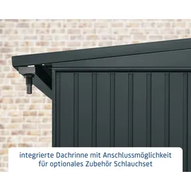 Hörmann Kaminholzregal Trend-V Typ 2 Metall 181 x 103 x 198 cm anthrazitgrau