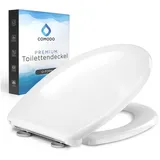 Comodo WC-Sitz mit Absenkautomatik & Quick Release - Toilettendeckel weiß