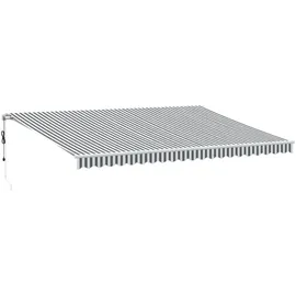 vidaXL Markise Automatisch 500 x 350 cm anthrazit