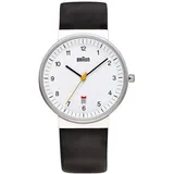 Braun Classic BN0032 Leder 40 mm BN0032WHBKG