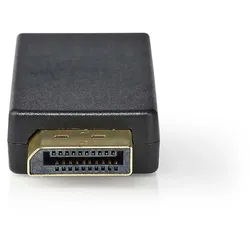 Nedis Displayport-Adapter - DisplayPort Stecker - HDMI Ausgang - 4K@30Hz - Vergoldet - Gerade - Rund - ABS - ABS - Anthrazit - Box