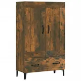 vidaXL Highboard Räuchereiche 70x31x115 cm Holzwerkstoff