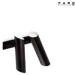 Faro Wandleuchte LINK 2xGU10, IP20, schwarz matt FAR-29876