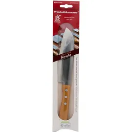 Windmühlenmesser Santoku Kochmesser 18 cm Braun