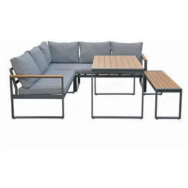 Gardissimo Tosca Ecklounge Aluminium Holzoptik