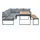 Gardissimo Tosca Ecklounge Aluminium Holzoptik