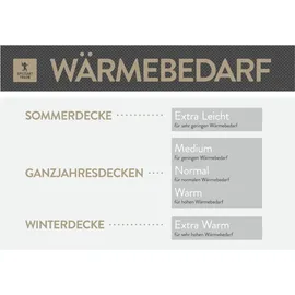 SPESSARTTRAUM Daunendecke Bronze normal, Daunen 10% Federn 155x200 cm