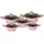 Cheffinger Kochtopf-Set 10-tlg. 20 cm rund