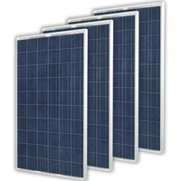 Solarpanel 300 Watt Solarmodul Solarzelle 4 x 300Watt Solaranlage Solar 300W SET