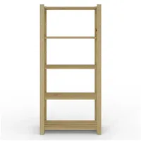 Lenmar Bücherregal Lenmar HOLZREGAL B Serie 5 BÖDEN BÜCHERREGAL KELLERREGAL beige 70 cm x 170 cm x 40 cm