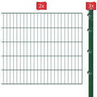 Arvotec Einstabmattenzaun "ESSENTIAL 100 zum Einbetonieren" Zaunelemente Zaunhöhe 100 cm, Zaunlänge 2 - 60 m Gr. H/L: 100 cm x 4 m H/L: 100 cm, grün (dunkelgrün) Zaunelemente