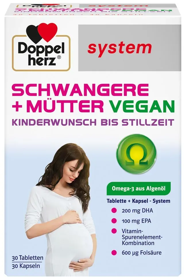 Doppelherz® system Schwangere + Mütter vegan