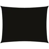 vidaXL Sonnensegel Oxford-Gewebe Rechteckig 2,5x3,5 m Schwarz