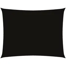 vidaXL Sonnensegel Oxford-Gewebe Rechteckig 2,5x3,5 m Schwarz