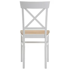 Andas Esszimmerstuhl ANDAS "Tatra TOPSELLER", weiß (weiß, eiche), B:42cm H:93cm T:50cm, Massivholz, Stühle, Esszimmerstuhl, Holzstuhl im 2er, 4er oder 6er-Set, Küchenstuhl Landhaus