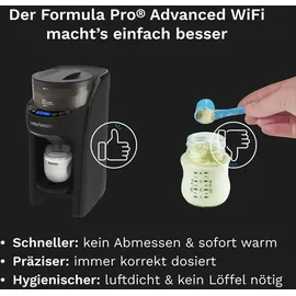 Baby Brezza babybrezza Baby Brezza Formula Pro Advanced WiFi: mit App-Connection, Schwarz
